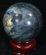 Flashy Labradorite Sphere - Great Color Play #32049-2